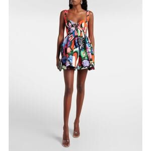 ❤️Area Printed Corset Mini Dress❤️